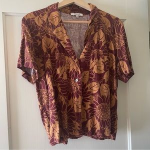 Madewell Floral Button-up!